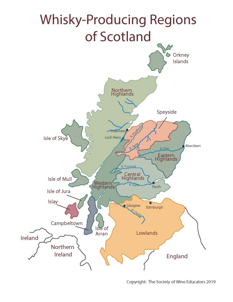 Scotch Whisky Producing Regions Society of Wine Educators