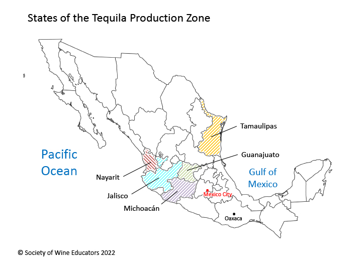 The TequilaProducing Regions 2022 Society of Wine Educators